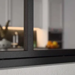 Mon Marché Déco Verrière<Verrière 5 Carreaux - Déjà Montée - Noir Mat