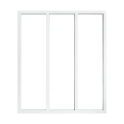 Verrière<Verrière 3 carreaux transparents, coloris blanc H108 x l.93cm