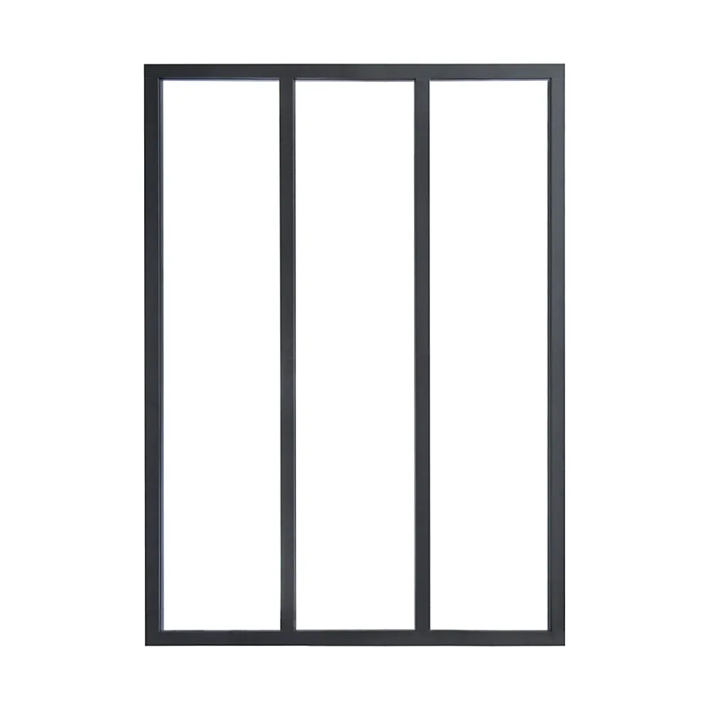 Verrière<Verrière 3 carreaux transparents, coloris noir mat H130 x l.93cm
