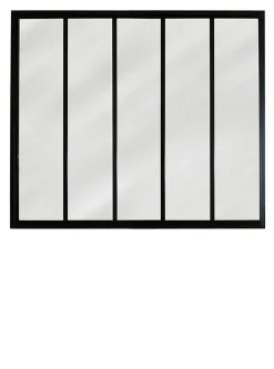 Verrière<Verrière acier noir 5 vitrages opales H.105 x l.135 cm