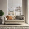 MySystem Verrière<Verrière ArtDéco 8 - L x H : 150 x 170 cm - Laqué blanc 9003 granité - vitrages inclus