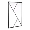 Vente-unique Verrière asymétrique en aluminium thermolaqué - L90 x H130 - FAZENDA- Verrière