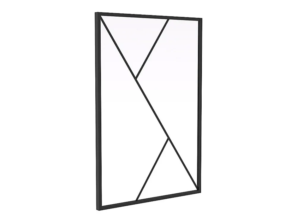 Vente-unique Verrière asymétrique en aluminium thermolaqué - L90 x H130 - FAZENDA- Verrière