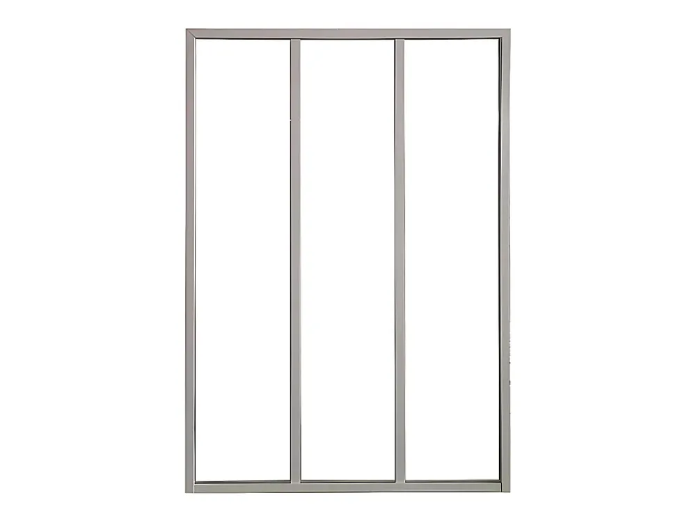 Vente-unique Verrière<Verrière atelier en aluminium thermolaqué - 90x105 cm - Blanc - BAYVIEW