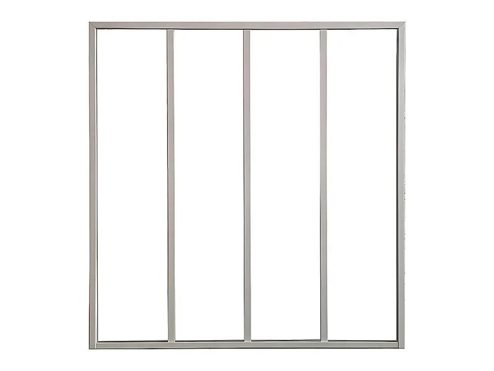 Vente-unique Verrière<Verrière atelier en aluminium thermolaqué - 120x105 cm - Blanc - BAYVIEW
