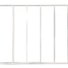Vente-unique Verrière atelier en aluminium thermolaqué - 150x130 cm - Blanc - BAYVIEW- Verrière