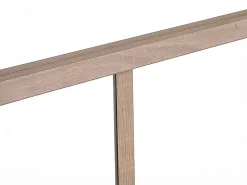 Vente-unique Verrière atelier en aluminium thermolaqué - 90x130 cm - Naturel clair - BAYVIEW- Verrière