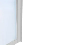 Vente-unique Verrière<Verrière atelier en aluminium thermolaqué - 60x130 cm - Blanc - BAYVIEW