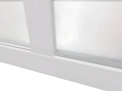 Vente-unique Verrière<Verrière atelier en aluminium thermolaqué - 60x130 cm - Blanc - BAYVIEW