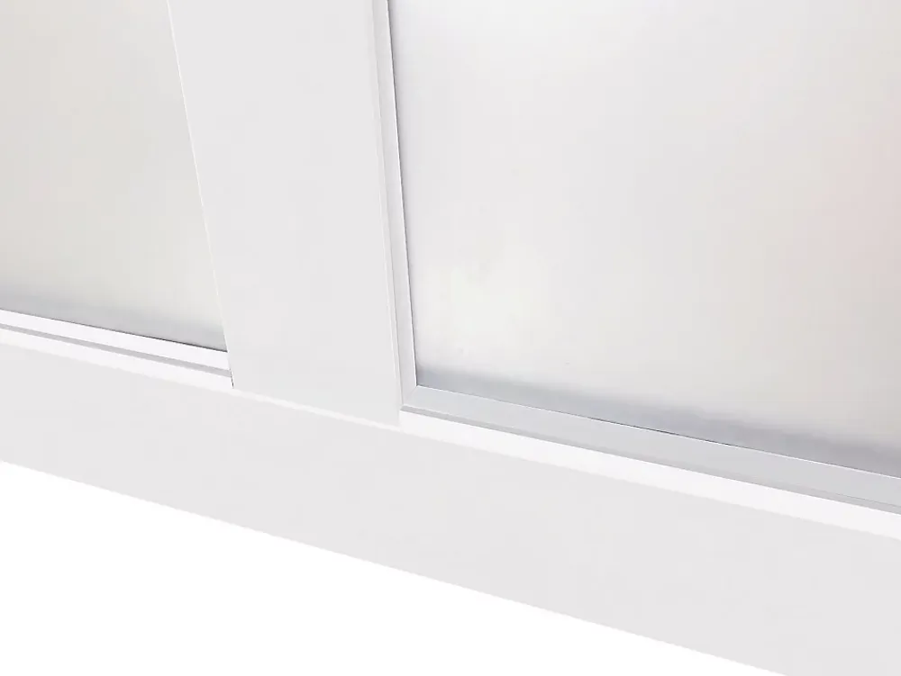 Vente-unique Verrière<Verrière atelier en aluminium thermolaqué - 210x105 cm - Blanc - BAYVIEW