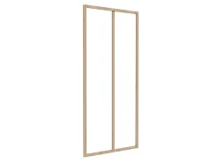 Vente-unique Verrière<Verrière atelier en aluminium thermolaqué - 60x130 cm - Naturel clair - BAYVIEW
