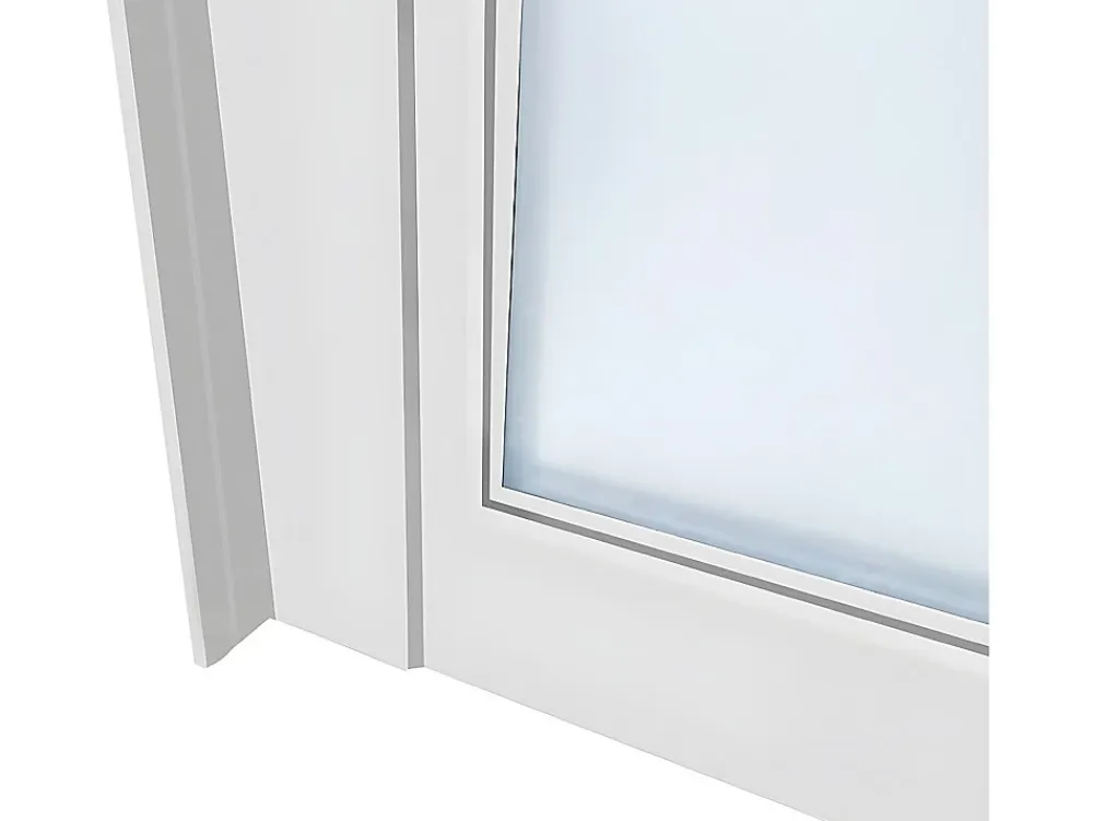 Vente-unique Verrière atelier en aluminium thermolaqué - 60x105 cm - Blanc - BAYVIEW- Verrière