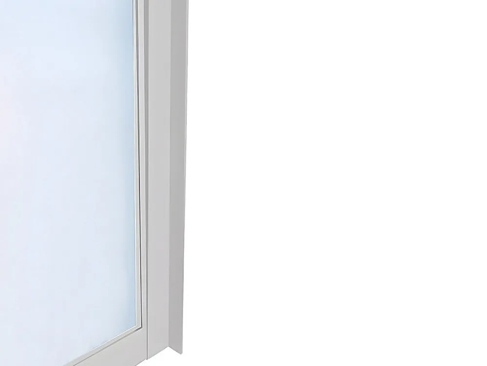 Vente-unique Verrière atelier en aluminium thermolaqué - 180x130 cm - Blanc - BAYVIEW- Verrière