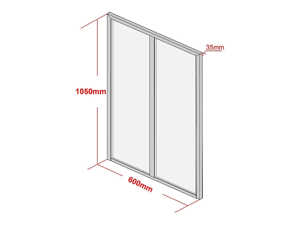 Vente-unique Verrière atelier en aluminium thermolaqué - 60x105 cm - Noir - BAYVIEW- Verrière