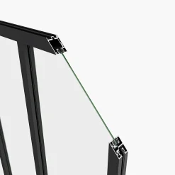 AICA Sanitaire Verrière<Verrière Atelier Noir 93 x 108 cm - Aluminium , Verre Trempé 4 mm - 3 vitrages - AICA