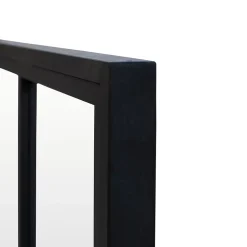 Schulte Verrière atelier - H.130xl.153- 5 vitrages - transparent- cadre et profilés noir mat- Verrière