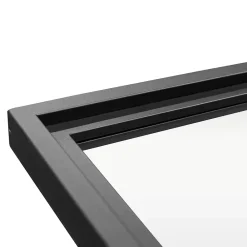 Schulte Verrière atelier - H.130xl.123 - 4 vitrages - transparent - cadre et profilés noir mat- Verrière