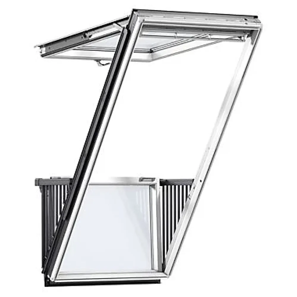Velux Verrière balcon GDL Triple vitrage blanc PK19 94 x h.252 cm- Velux Et Fenêtre De Toit