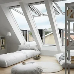 Velux Verrière balcon GDL Triple vitrage blanc PK19 94 x h.252 cm- Velux Et Fenêtre De Toit