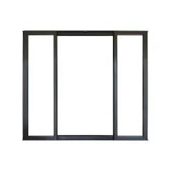 Verrière<Verrière coulissante 4 carreaux transparents, coloris noir mat H108 x l.123cm