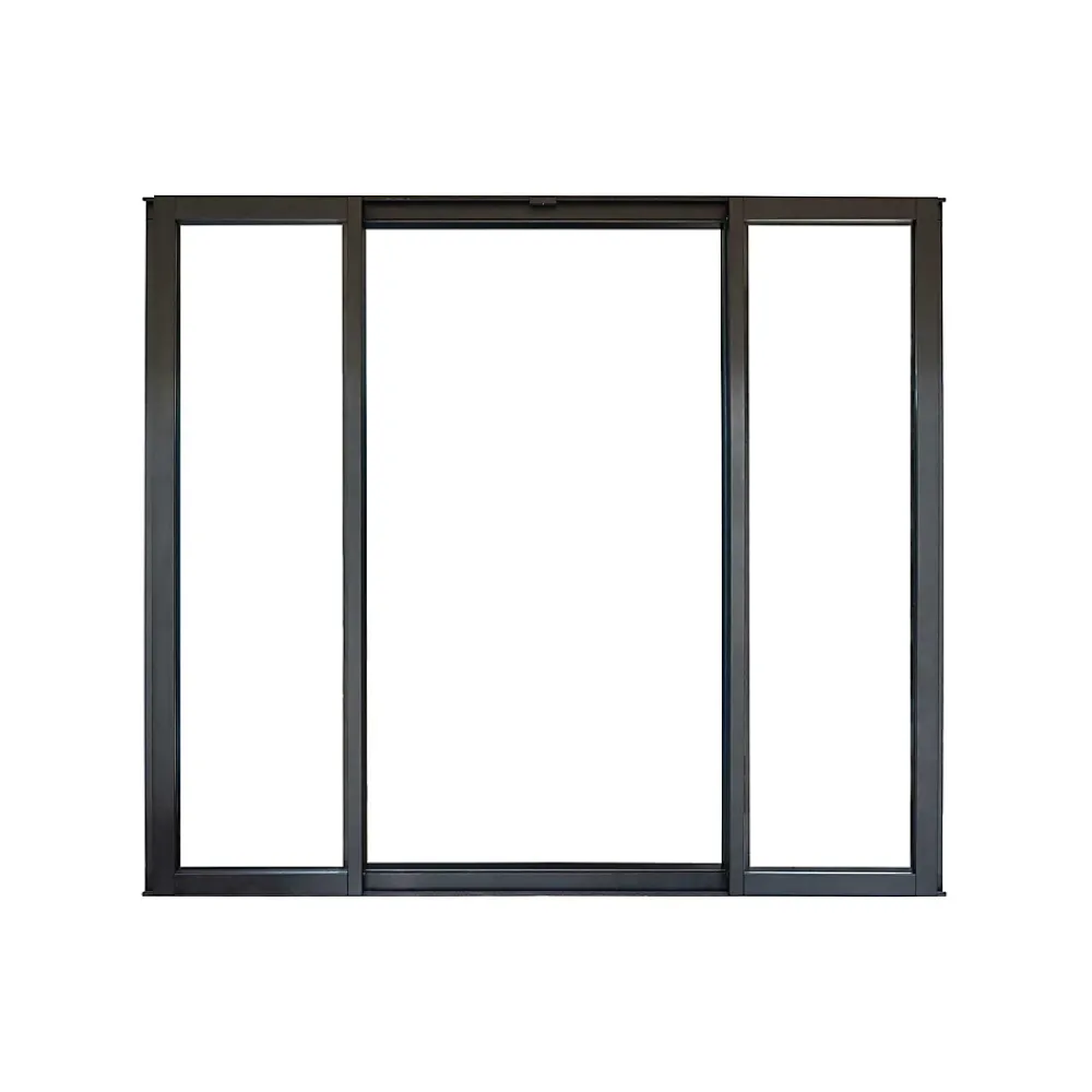 Verrière<Verrière coulissante 4 carreaux transparents, coloris noir mat H108 x l.123cm