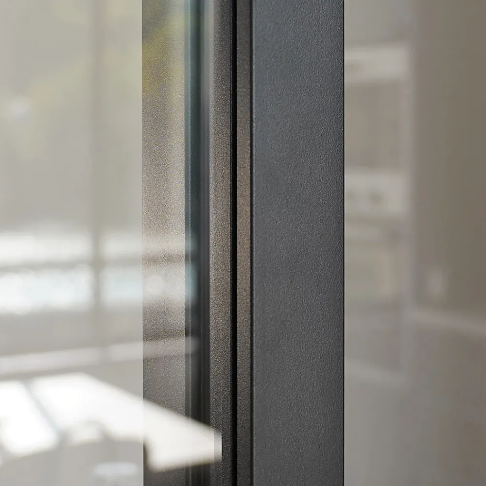 Verrière<Verrière coulissante 3 carreaux transparents, coloris noir mat H108 x l.93cm