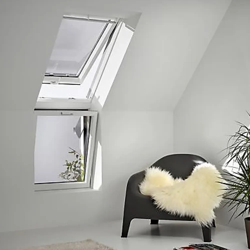Velux Velux Et Fenêtre De Toit<Verrière d'angle à souflet VFE Tout confort bois SK35 2057 95 x h.114 cm