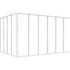 Vente-unique Verrière<Verrière d'angle d'atelier en aluminium thermolaqué - L210 x L210 x H105 - Blanc - BAYVIEW