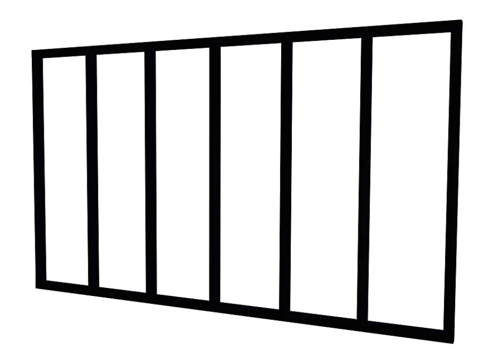 Optimum Verrière<Verrière en aluminium noir 6 carreaux H.110 x 183,2 cm