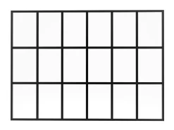 Vente-unique Verrière style orangerie en aluminium thermolaqué - 180x130 cm - Noir - ORANSA- Verrière