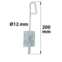 Afbat Accesoire Pour Volet<Verrou baïonnette ø12 mm longueur 200 mm