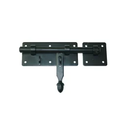 Afbat - Tb Industrie Sas Verrou écurie Afbat acier noir mat ø18 mm avec gâche- Accesoire Pour Volet
