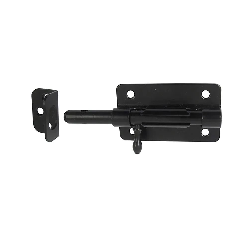 Afbat - Tb Industrie Sas Accesoire Pour Volet<Verrou de box Afbat porte de cadenas noir avec gâche ø10 mm