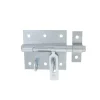 Afbat Verrou de box porte cadenas ø18 mm - acier zingué blanc- Accesoire Pour Volet