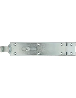 Thirard Accesoire Pour Volet<Verrou porte cadenas, longueur 250mm, pêne plat coulissant, gâche en acier cambré, acier zingué -