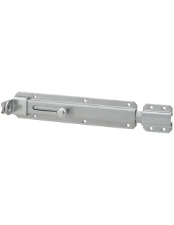 Thirard Verrou transversal, porte cadenas cadenassable, longueur 180mm, pêne plat coulissant, acier zingué -- Accesoire Pour Volet