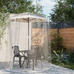 Vidaxl - Moustiquaire pour parasol - 220 maille - polyester - 330 x 250 cm- Accessoire Pour Moustiquaire