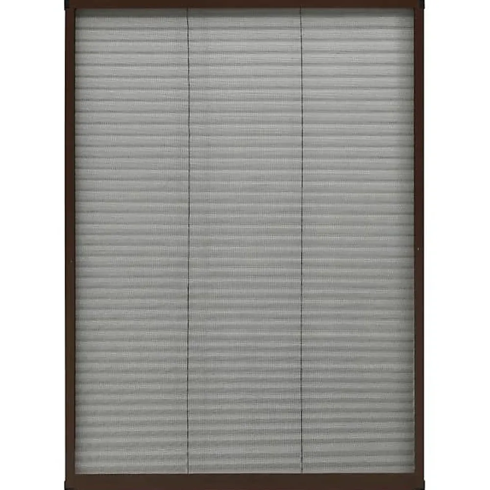 Vidaxl Moustiquaire Plissée pour Fenêtre Moustiquaire contre Insectes Volants Anti-moustique Maison Intérieur Aluminium 148655- Moustiquaire Pour Fenêtre