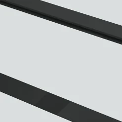 Vidaxl Porte coulissante Verre ESG et aluminium 102x205 cm Noir, 102 x 205 cm (l x H), 29.22kg- Porte Coulissante
