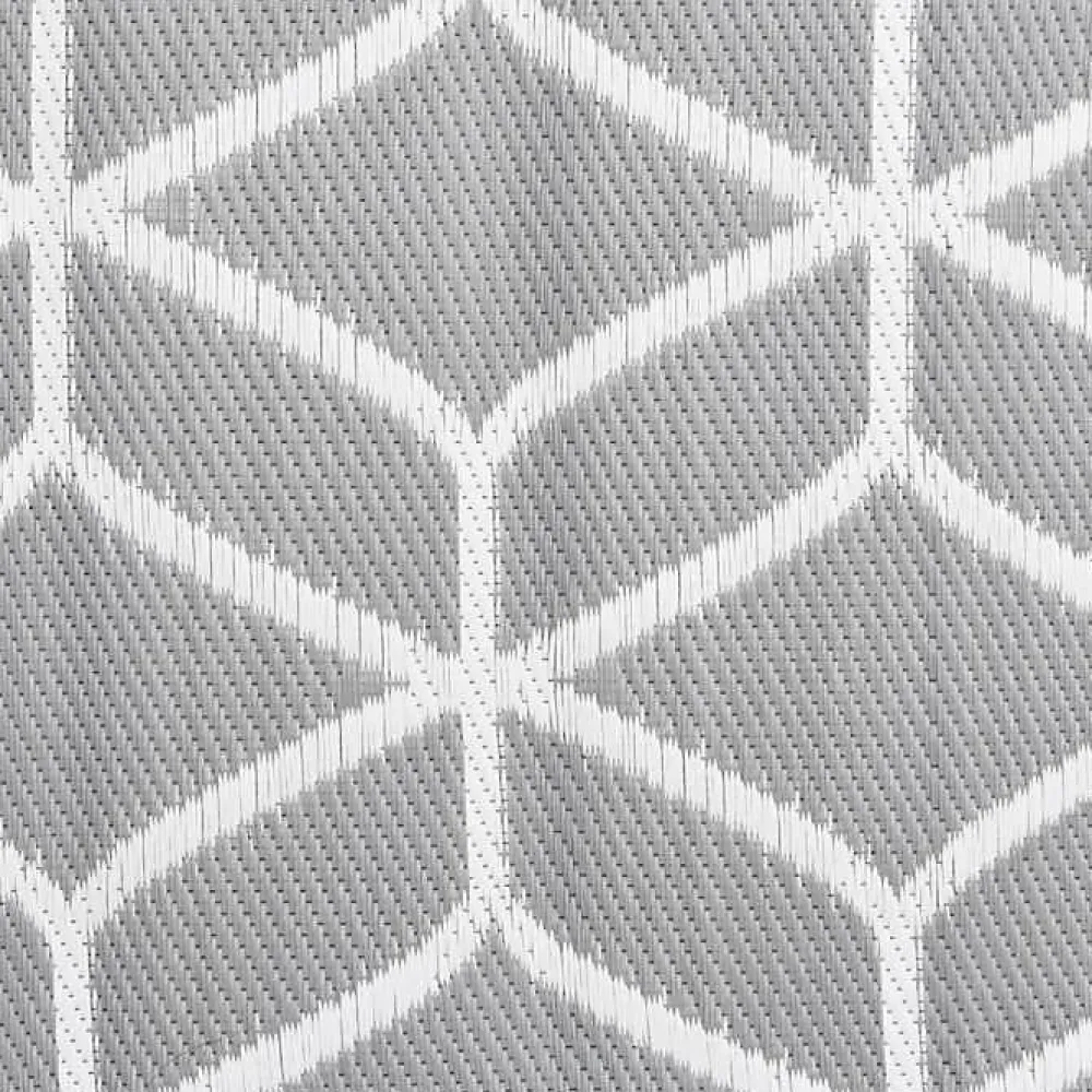 Vidaxl Tapis d'Extérieur Moquette de Terrasse Tapis de Balcon Tapis de Patio Moquette d'Intérieur Salle de Séjour Gris 317009- Moquette|Moquette