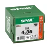Spax France Outils Parquet Et Sol Stratifié<Vis à bois tête fraisée Spax Blax torx 4 x 35 mm filetage total - 200 pièces