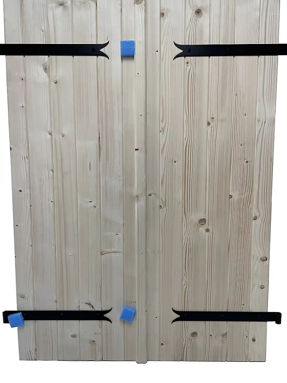 Volet Battant<Volet battant acier et bois naturel - l.120 x H.145 cm - 2 vantaux
