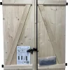 Volet Battant<Volet battant acier et bois naturel - l.100 x H.125 cm - 2 vantaux