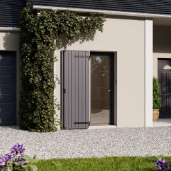 Fortia Volet Battant<Volet battant aluminium anthracite - l.80 x H.215 cm - 1 vantail