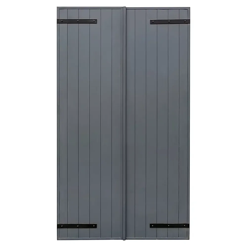 Fortia Volet Battant<Volet battant aluminium anthracite - l.140 x H.215 cm - 2 vantaux