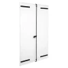Fortia Volet Battant<Volet battant aluminium blanc - l.120 x H.175 cm - 2 vantaux