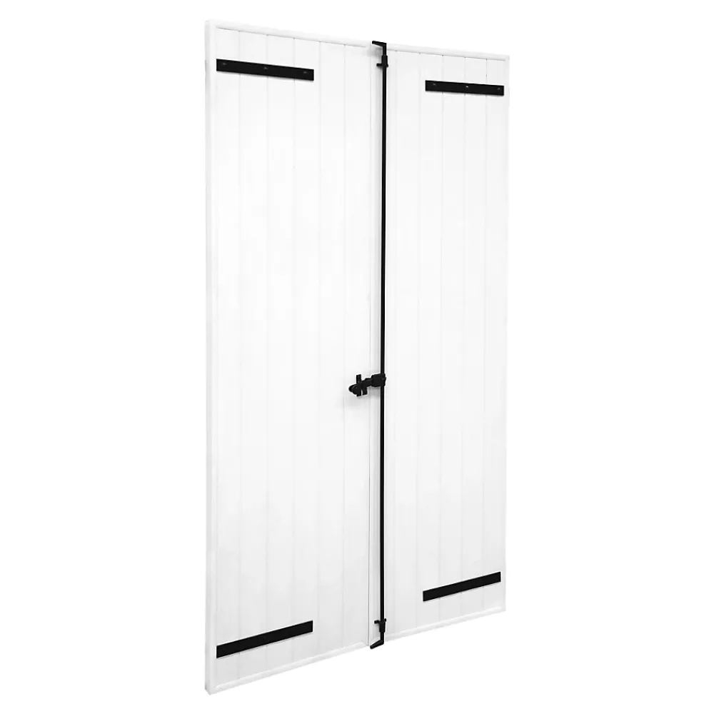 Fortia Volet Battant<Volet battant aluminium blanc - l.120 x H.175 cm - 2 vantaux