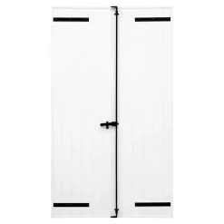Fortia Volet battant aluminium blanc - l.120 x H.135 cm - 2 vantaux- Volet Battant