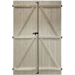 Fortia Volet battant bois naturel - l.120 x H.205 cm - 2 vantaux- Volet Battant