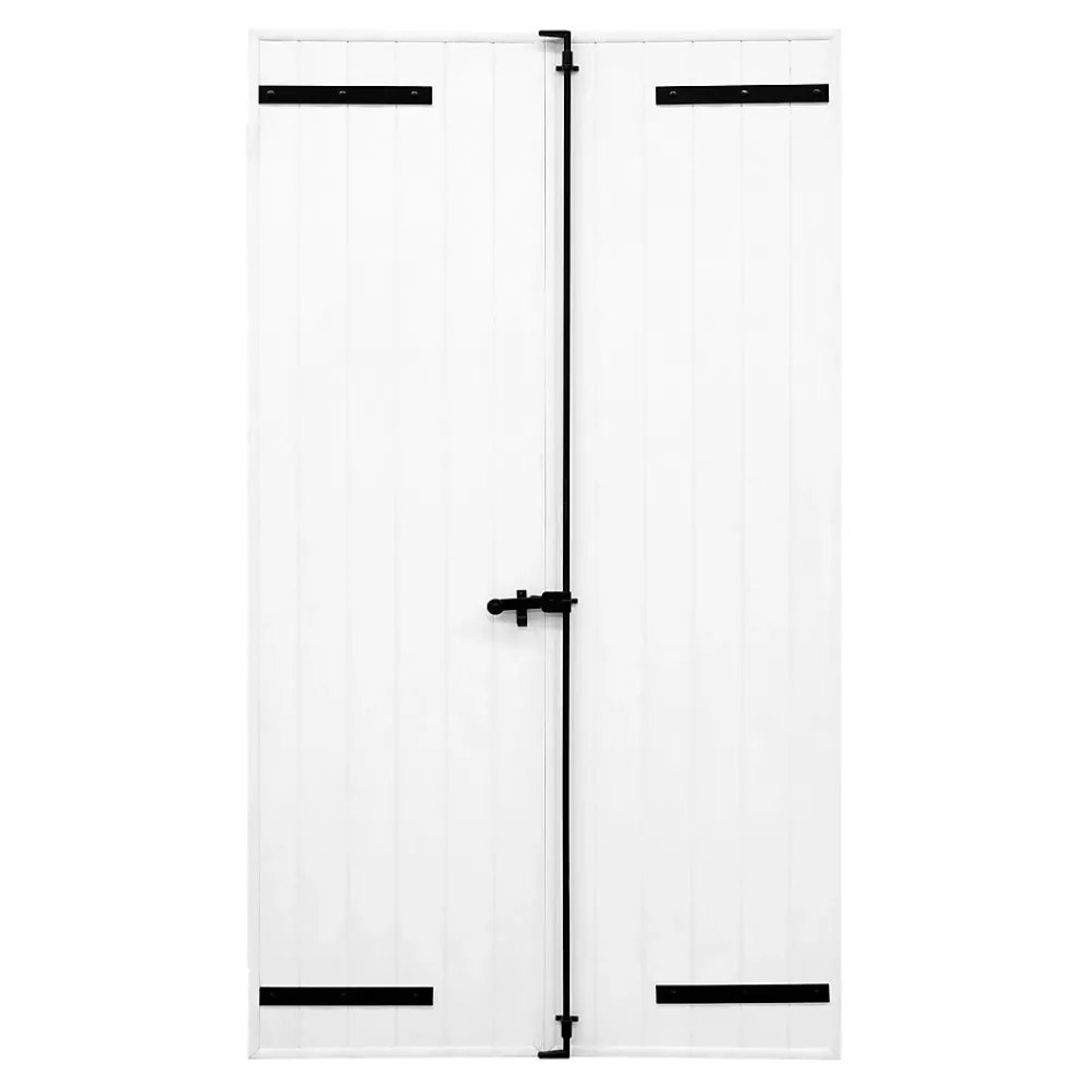 Fortia Volet battant uPVC blanc - l.120 x H.225 cm - 2 vantaux- Volet Battant